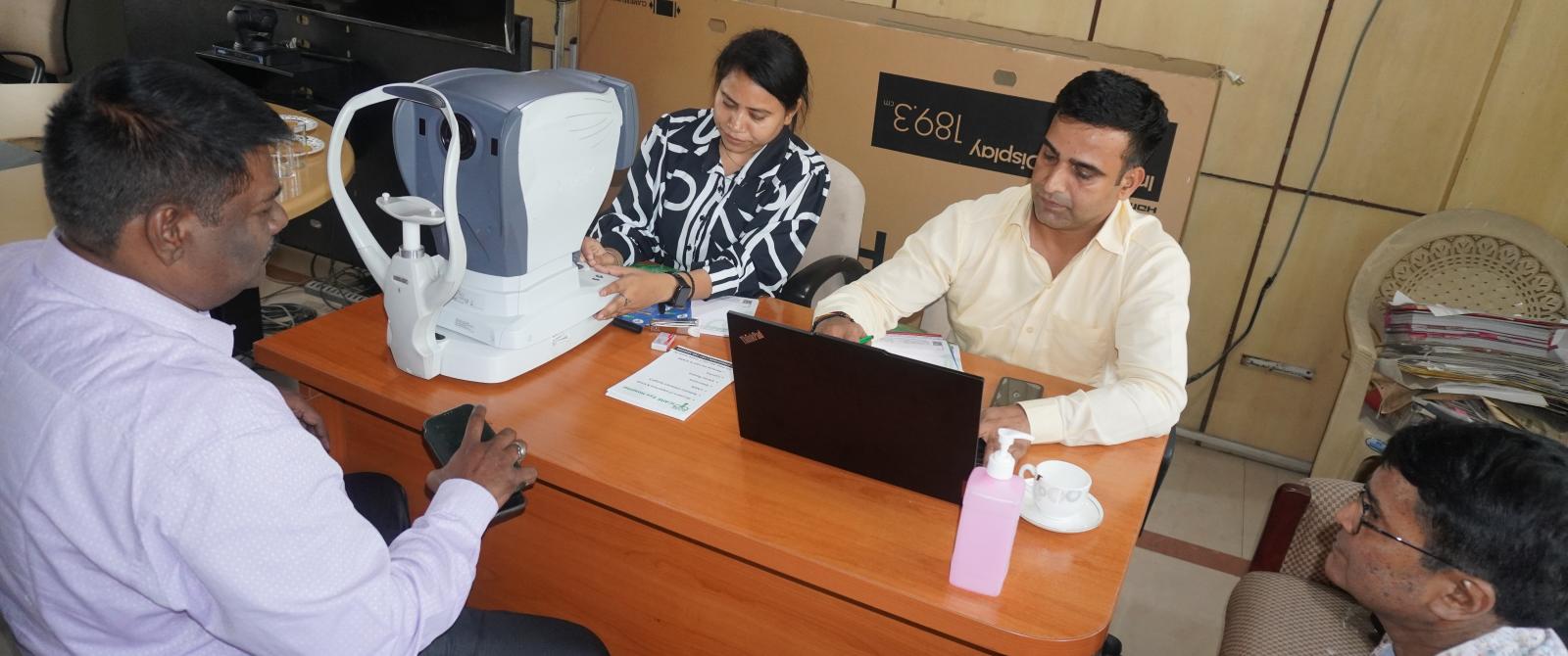 Eye care camp for employees and housekeeping and staff