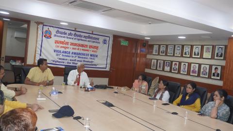 Training session of officers and staff on preventive vigilance 
