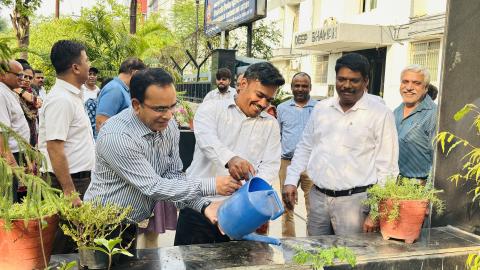 Dgll Plants trees on World Environment Day  