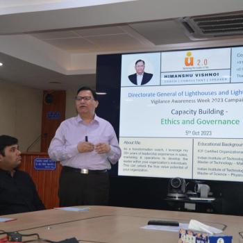 Workshop of Ethics and Governance on 05/10/2023.